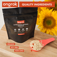 ONGROK’S Non-GMO Sunflower Lecithin Powder - Discreet Smoker
