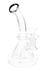 Clear Stemless Beaker Bong “Matrix Mini” – Matrix Stem – 7½″
