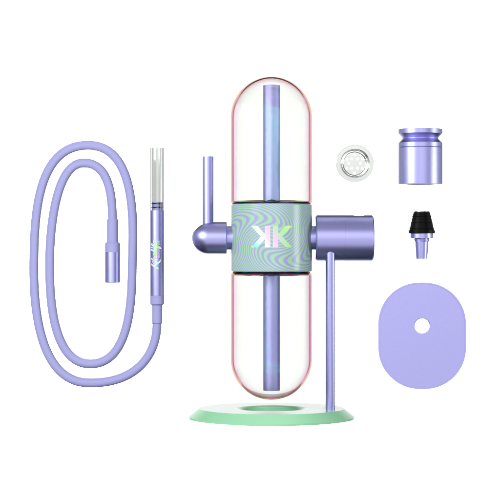 Khalifa x Stündenglass Gravity Infuser - Violet Sky / Mints - Discreet Smoker