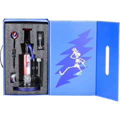 Grateful Dead x Pulsar Cascade Waterfall Recycler Rig Set - 9" / 14mm F - Discreet Smoker