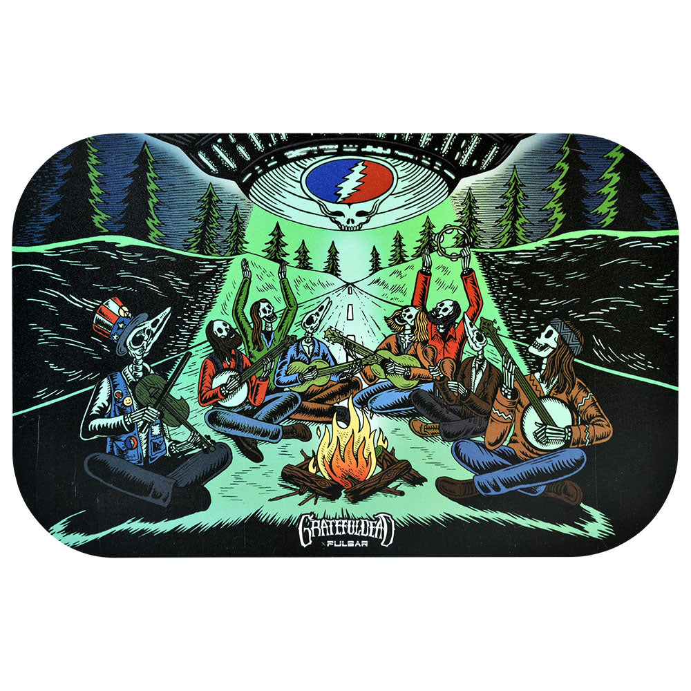 Grateful Dead x Pulsar Rolling Tray Kit | 11"x7" | Close Encounters - Discreet Smoker