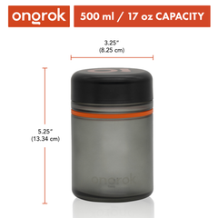 Ongrok 500ml Child Resistant Jars, 2 pack