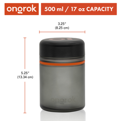 Ongrok 500ml Child Resistant Jars, 2 pack - Discreet Smoker