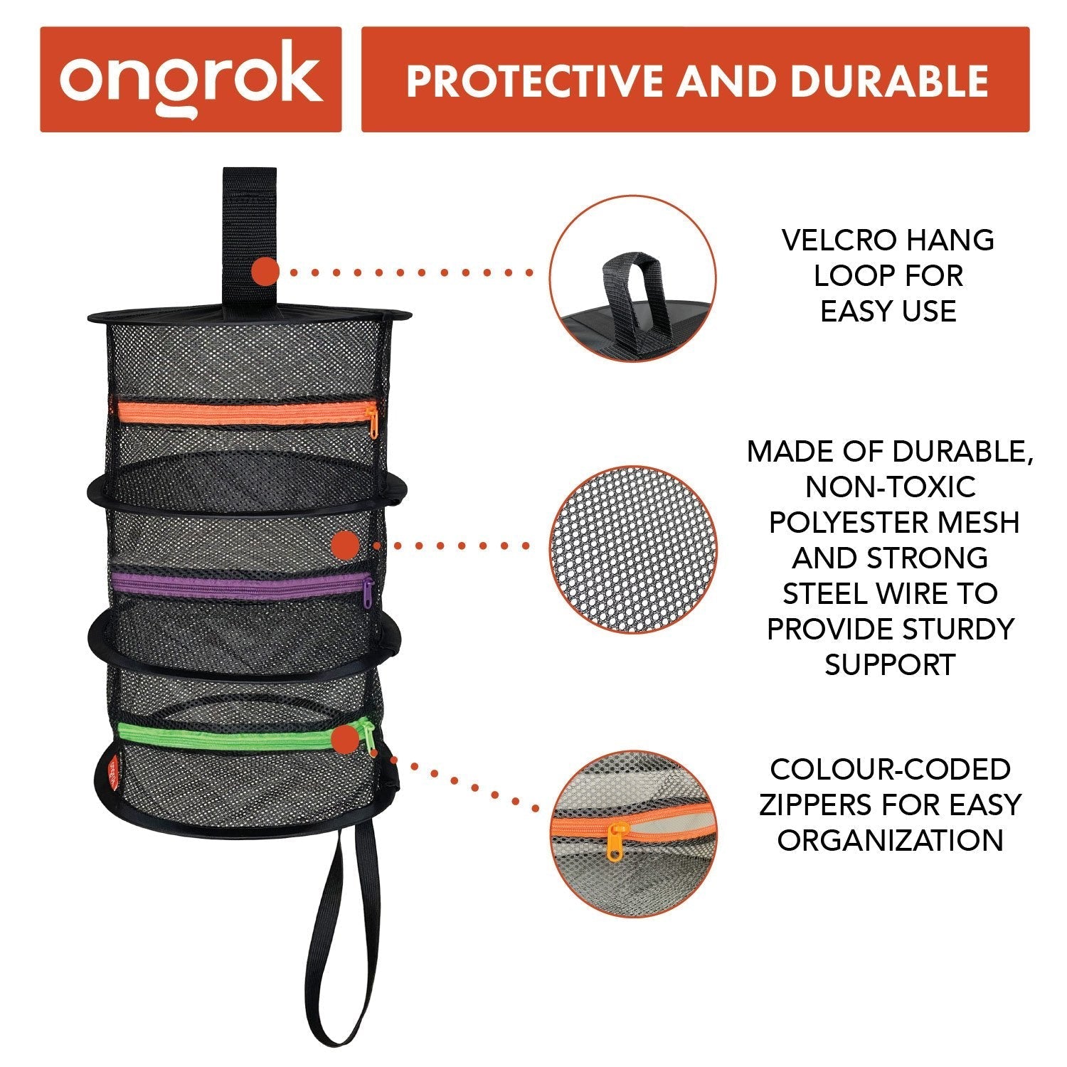 Ongrok Mesh Drying Net - Discreet Smoker