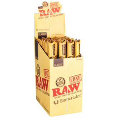 RAW Classic Emperador Pre-Rolled Cones - Discreet Smoker