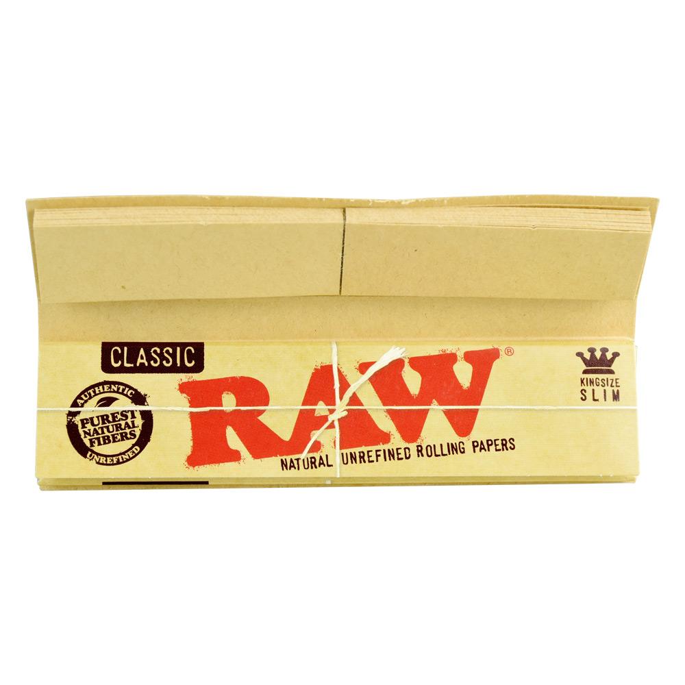 Raw Connoisseur Rolling Papers w/ Tips - Discreet Smoker
