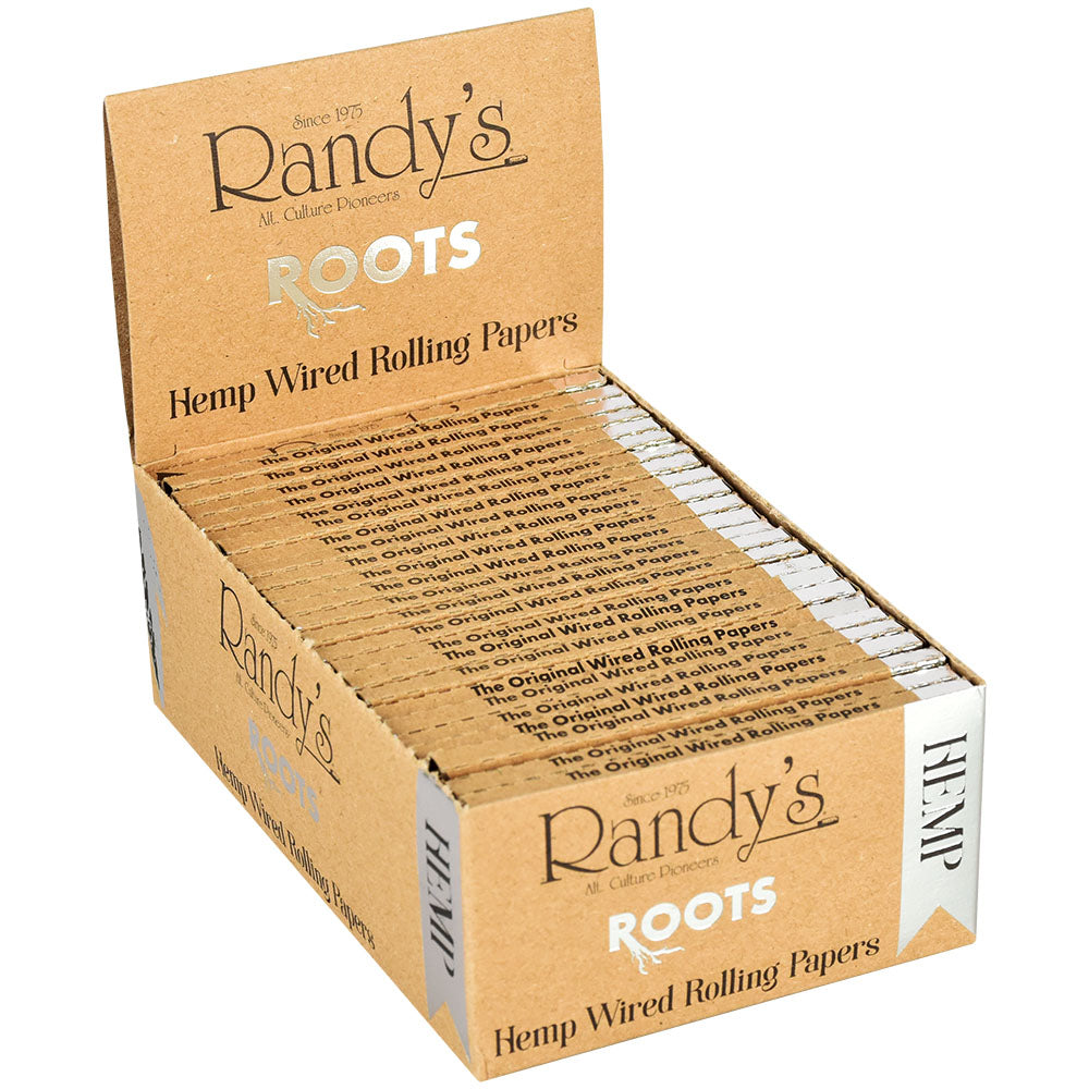 Randy's Roots Wired Organic Hemp Rolling Paper - Discreet Smoker