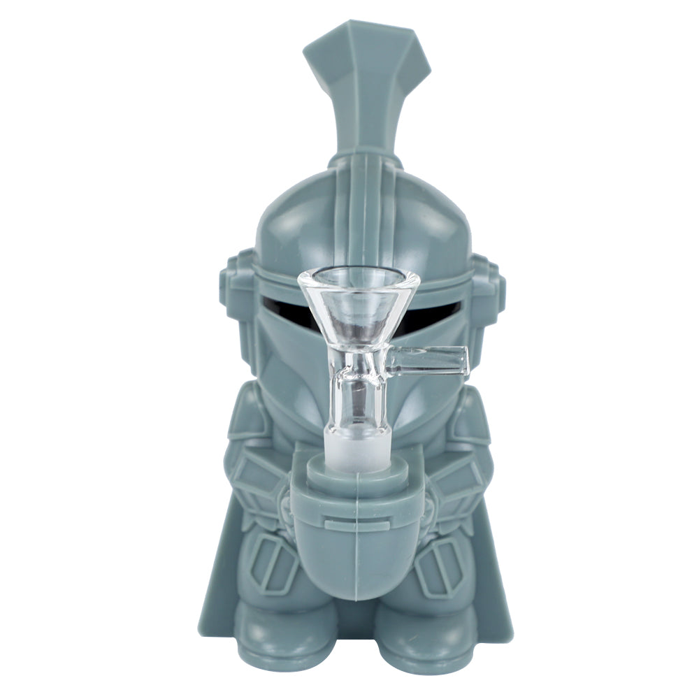 Silicone Mandalorian Water Pipe - Discreet Smoker