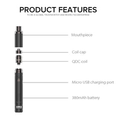 Yocan Armor Concentrate Pen Vaporizer - Discreet Smoker