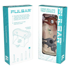Pulsar Elevated Cone Rolling Tray Console | 9.25"x4.25" - Discreet Smoker