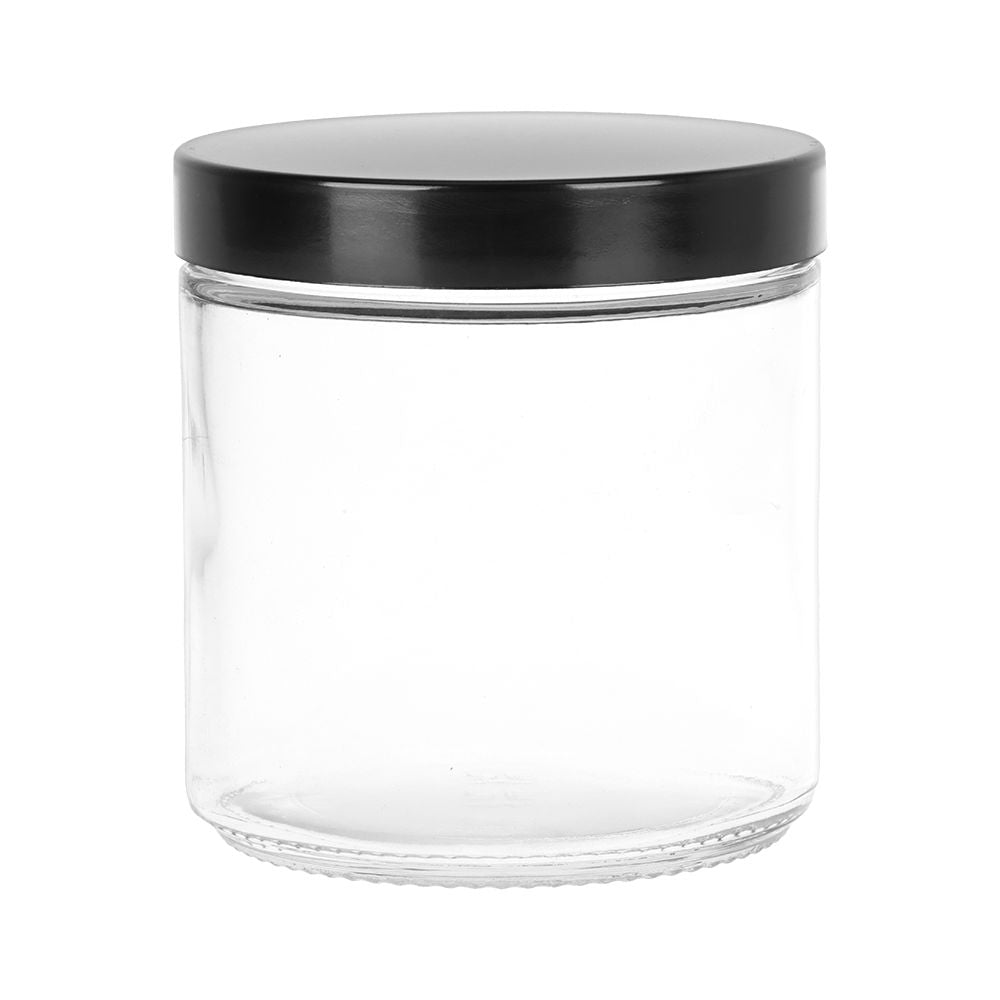 Clear Screw-Top Jar - 3.75" x 3.5"/ X-Large - Discreet Smoker