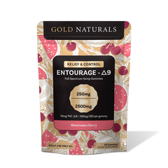 Gold Naturals Entourage Δ9 Gummy - Discreet Smoker