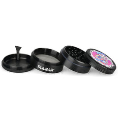 Pulsar Artist Series Metal Grinder - Skullbanger / 4pc / 2.5" - Discreet Smoker
