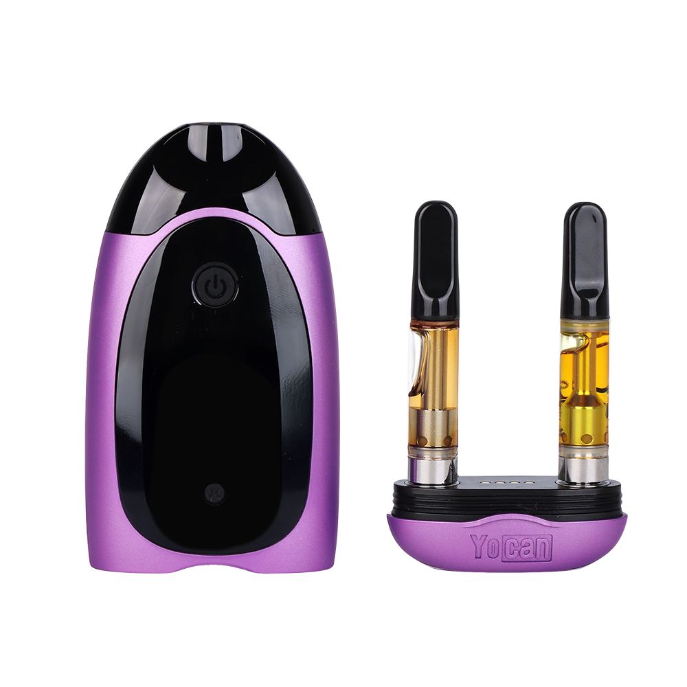 Yocan Dubb Dual Cartridge 510 Vape Battery | 750mAh - Discreet Smoker