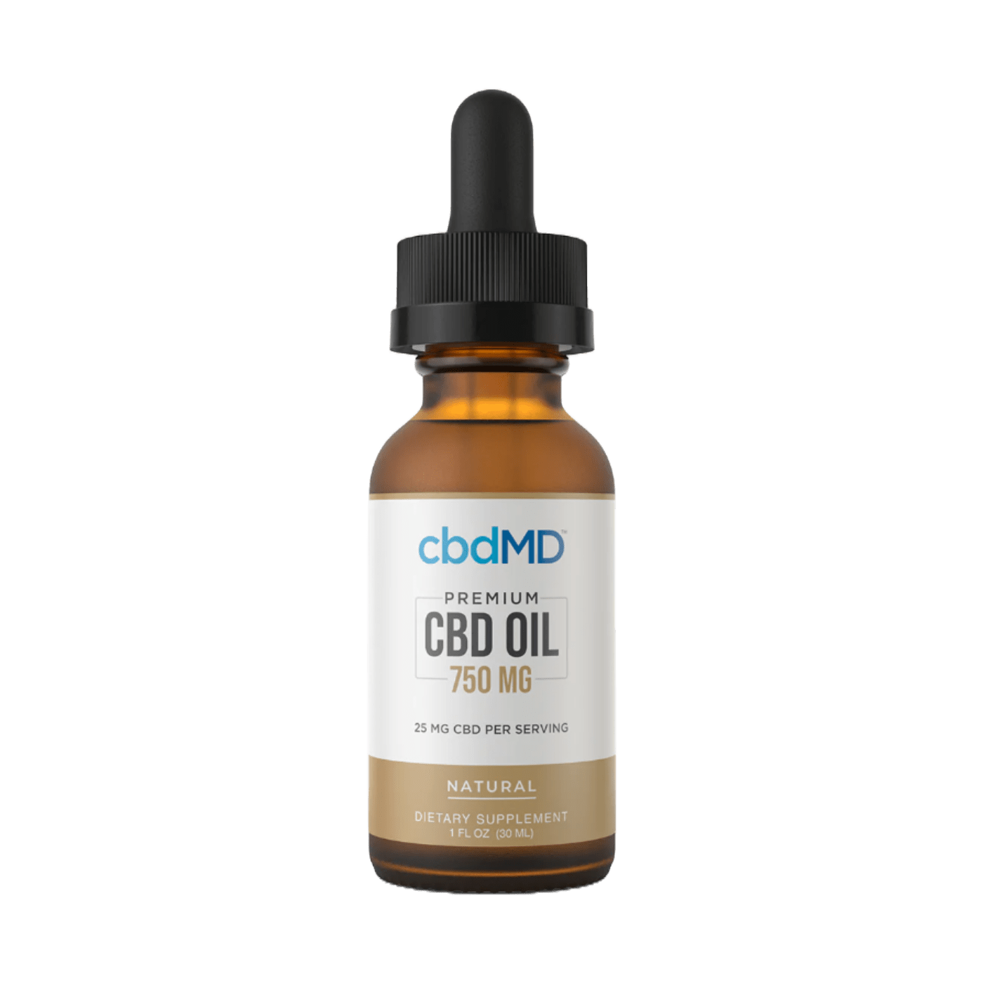 Broad Spectrum CBD Oil Tincture Drops - Natural Flavor (750MG - 7500MG) - Discreet Smoker