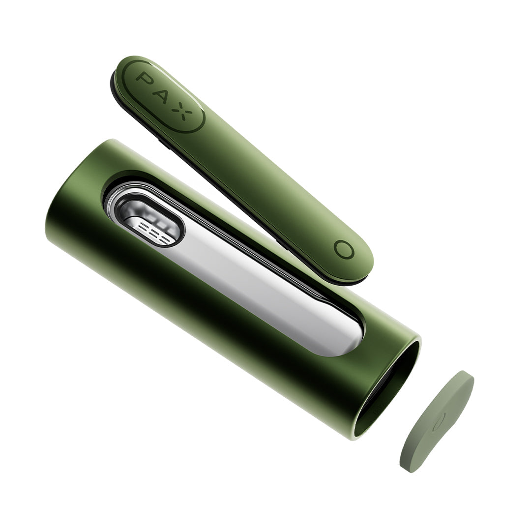 PAX Flow Vaporizer with Grip Sleeve Bundle - Discreet Smoker