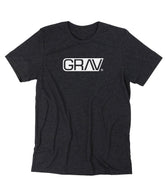 GRAV® Heather Black Logo T-Shirt - Discreet Smoker