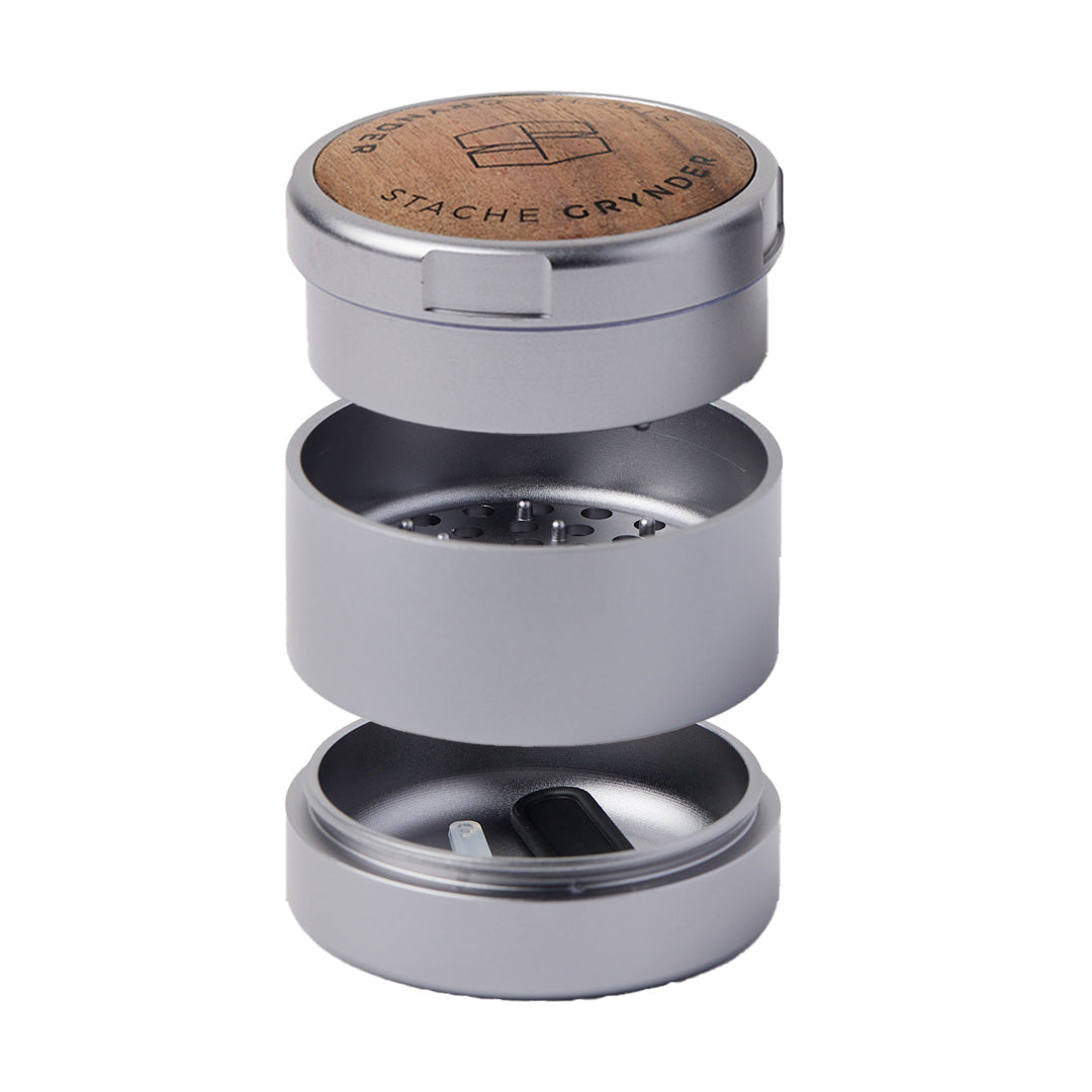 Stache Grynder 3-Piece - Discreet Smoker