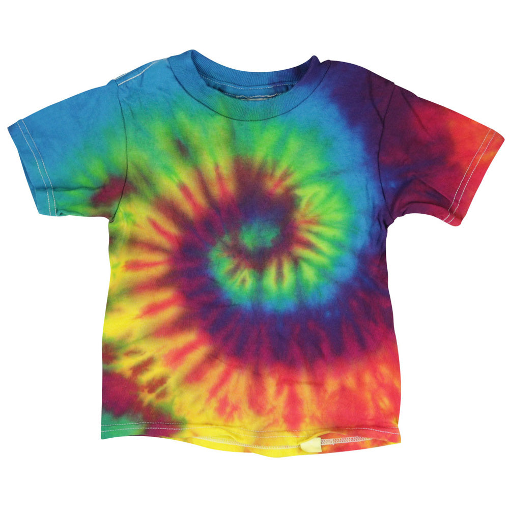 Reactive Rainbow Tie-Dye Toddler T-Shirt - Discreet Smoker