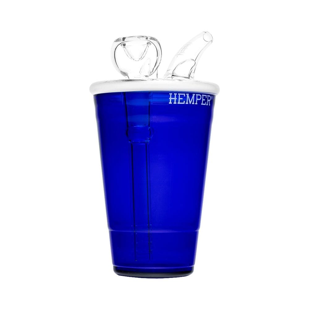 Hemper Beer Pong Glass Water Pipe - 5.75" / 14mm F - Discreet Smoker
