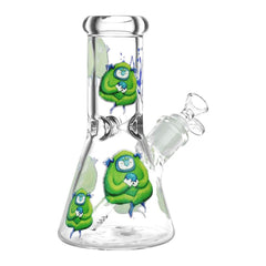Pulsar Remembering How To Listen Design Series Glass Beaker Water Pipe - 7.75" / 14mm F - Discreet Smoker