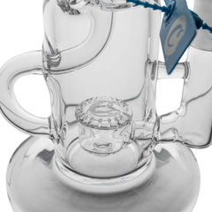 Cookies Double Cycler Glass Water Pipe - 9" / 14mm F - Discreet Smoker