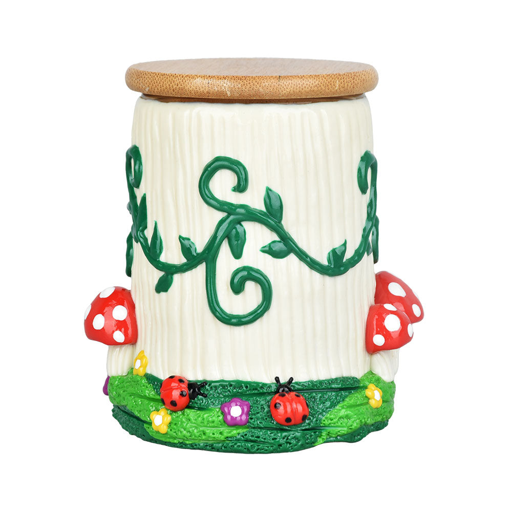Pulsar Shroom House Glass Jar - 4.25" - Discreet Smoker