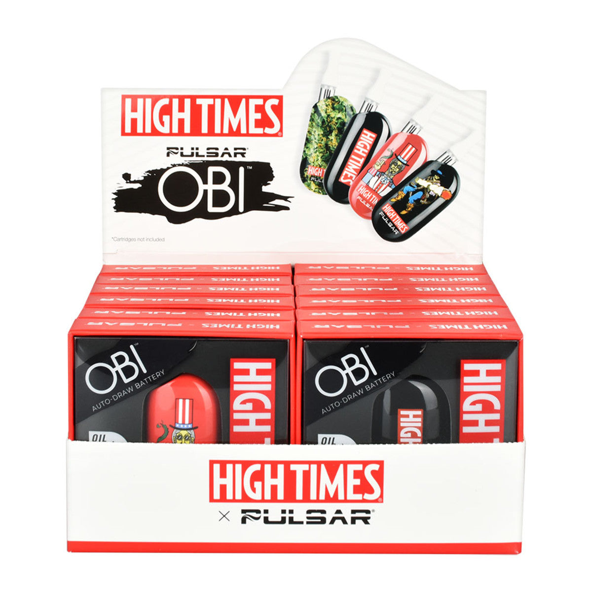High Times easy to use auto draw 510 battery / 650mAh - Discreet Smoker