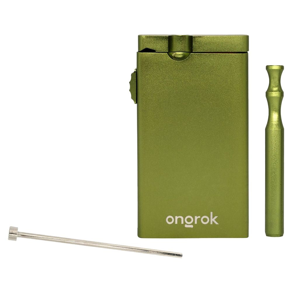 ONGROK Twist Top Aluminum Dugout & One-Hitter | 3.25" - Discreet Smoker