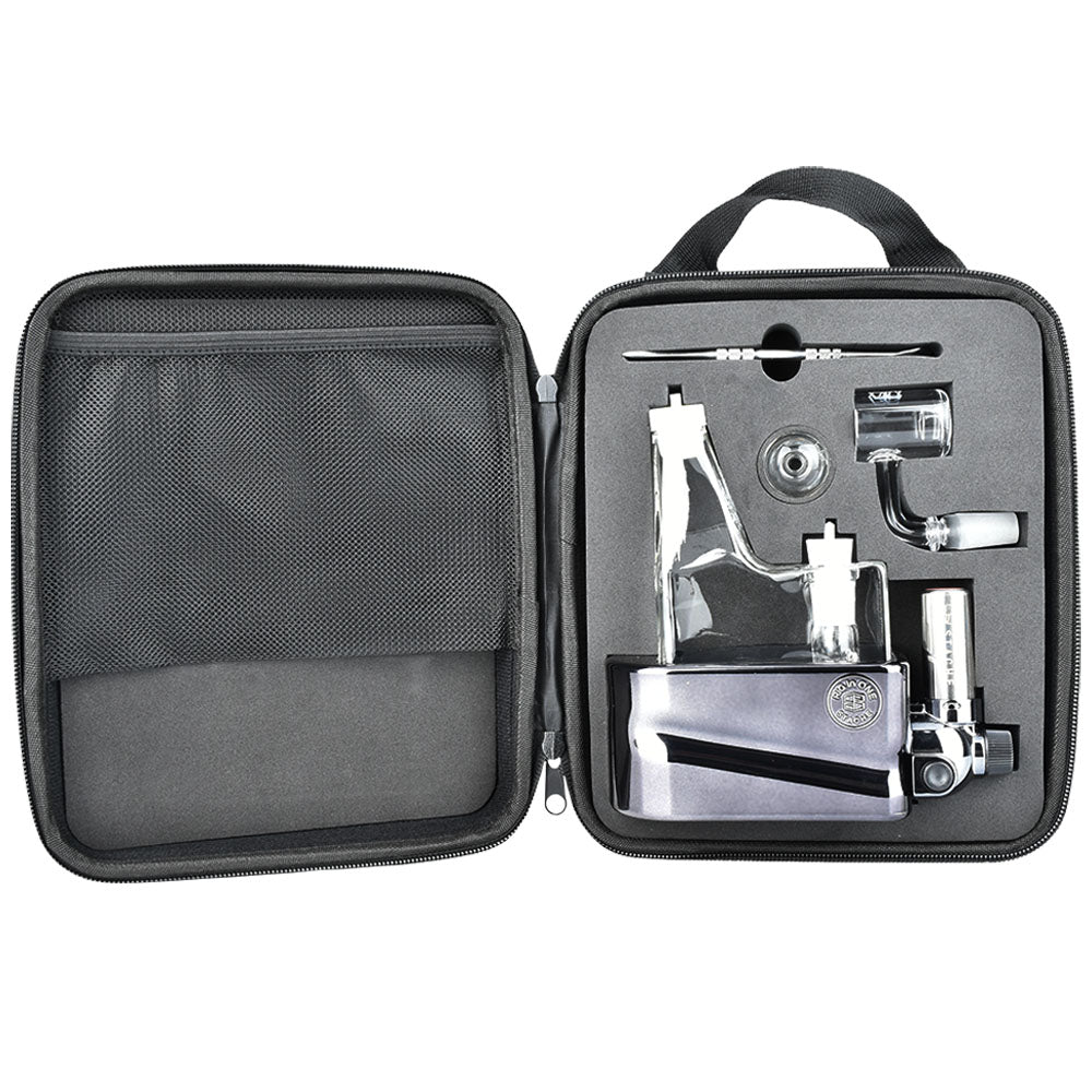 Stache Products Rig in One Onyx Limited Edition Portable Dab Rig | 6.5" - Discreet Smoker