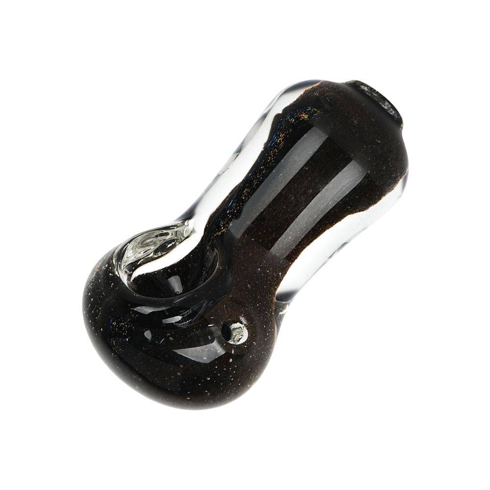 Inside The Nebula Glass Spoon Pipe - 2.75" - Discreet Smoker