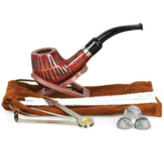 Pulsar Shire Pipes The Mad Dash | Engraved Brandy Smoking Pipe - Discreet Smoker