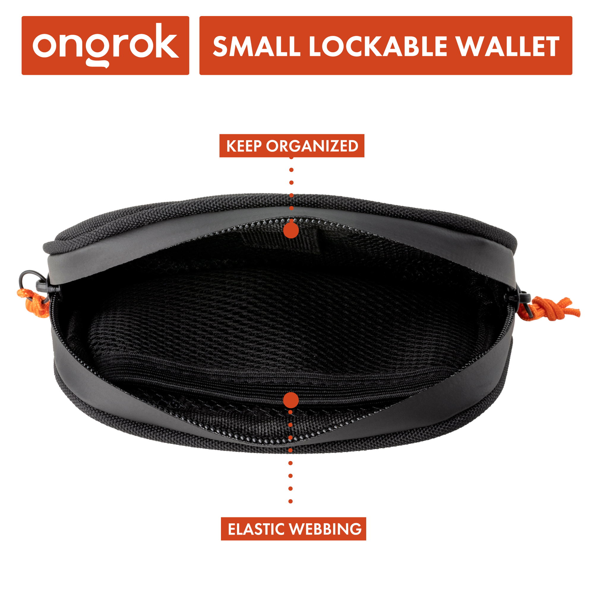 Ongrok Carbon-lined Wallets with Combination Lock V 2.0 | 3" Sizes (Small, Medium, Large) - Discreet Smoker