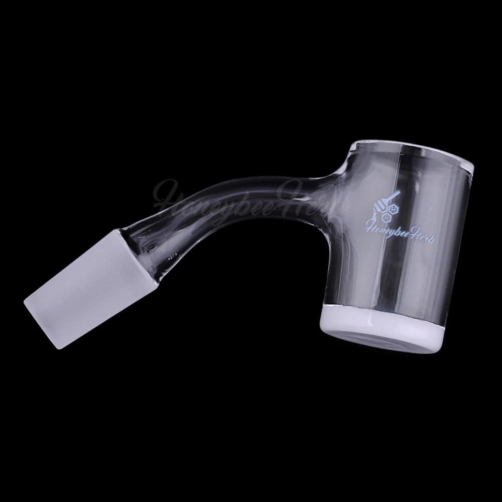 HONEY & MILK BEVEL QUARTZ BANGER - 45° DEGREE | BL - Discreet Smoker