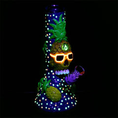 Pulsar Chill Pineapple Beaker Water Pipe - 10" / 14mm F - Discreet Smoker