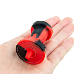 Silicone Carb Cap With Glass Bowl Screen - Discreet Smoker