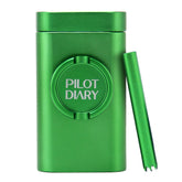 One Hitter Dugout With Grinder - Discreet Smoker