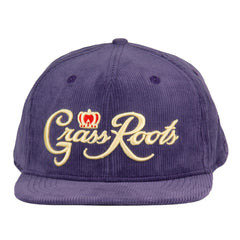 Grassroots Royal Roots Corduroy Snapback Hat - Discreet Smoker