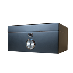 Original Black Matte Humboldt Humidor - Discreet Smoker