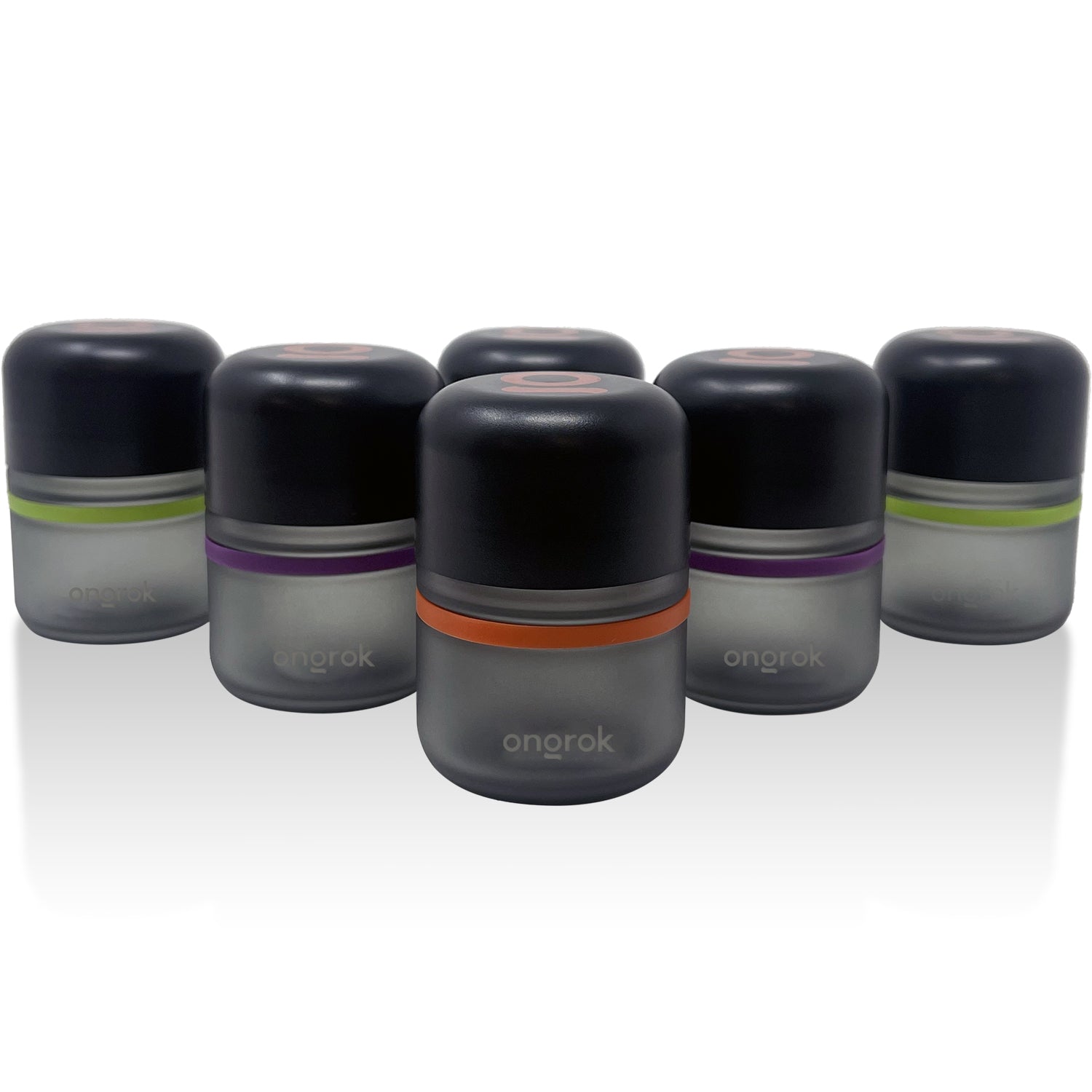 Ongrok 80ml Child Resistant Jar | 6 Pack - Discreet Smoker