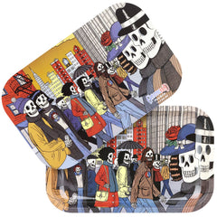 Grateful Dead x Pulsar Rolling Tray & Lid Kit - Street People / 11" x 7" - Discreet Smoker