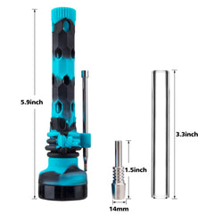 Glass Dab Straw Silicone Sleeve - Discreet Smoker