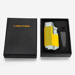 Yellow Jet Torch Lighter - Discreet Smoker