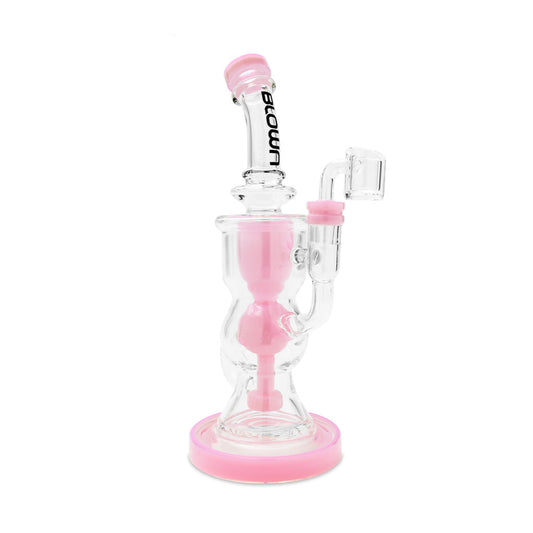BLOWN Glass Goods DELTA Recycler Rig - Discreet Smoker