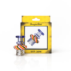 SWIRL TOP VORTEX CARB CAP - Discreet Smoker