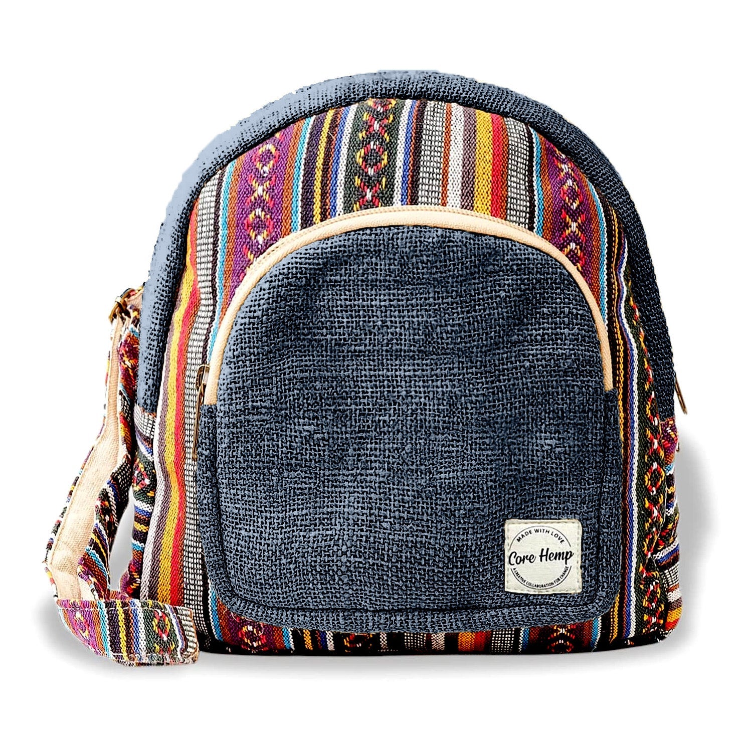Core Hemp Mini Backpack - Himal Boho - Discreet Smoker
