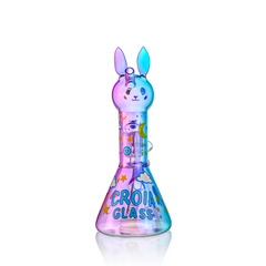 Cute Bunny Beaker Bong with Tree Perc | Croia Glass - Discreet Smoker