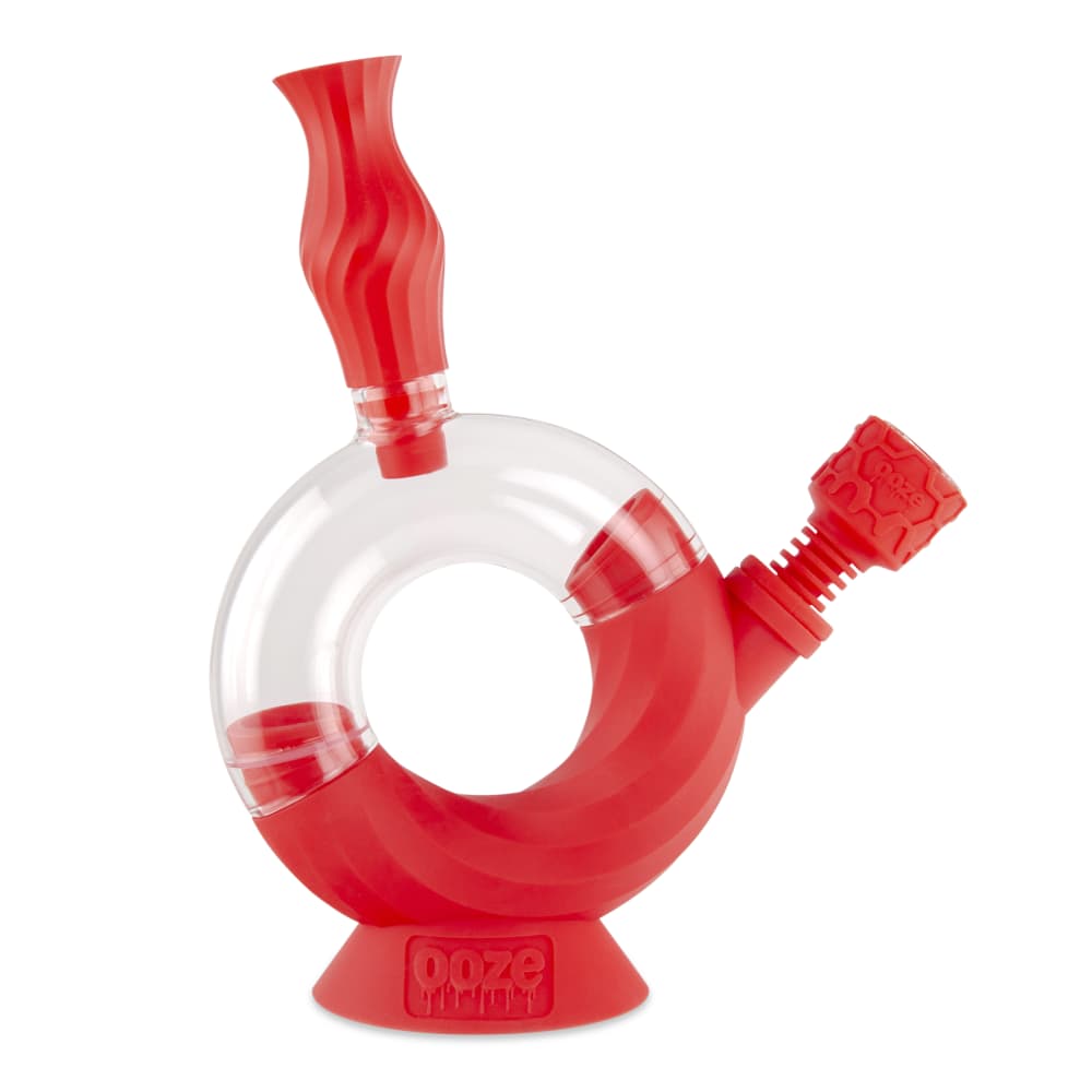 Ooze Ozone Silicone Water Pipe and Dab Straw - Discreet Smoker