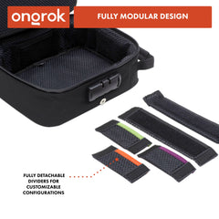 Ongrok Large Carbon-Lined Case with Combo Lock - Discreet Smoker