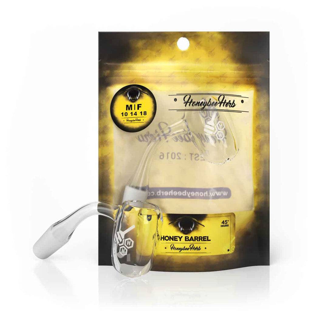 HONEY BARREL QUARTZ BANGER - 45° DEGREE | YL - Discreet Smoker